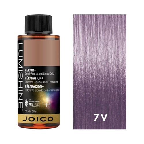Joico LumiShine Demi Liquid Blue Violet Lightest Blonde - 10BV on white background