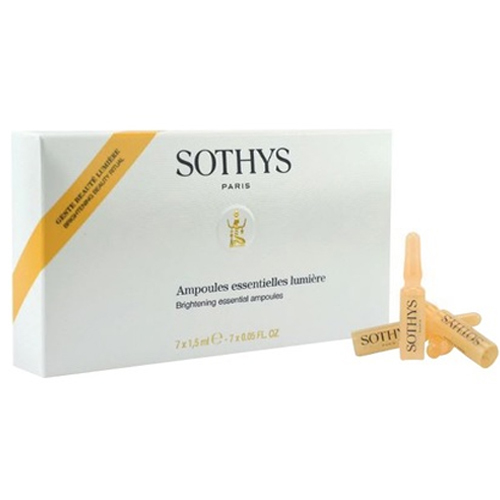 Sothys Oxy-Essential Ampoules, 7 x 1.5ml/0.05 fl oz Sothys Brightening Essential Ampoules on white background