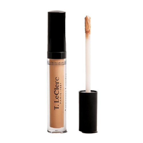 T LeClerc Luminous Correcting Concealer - Ambre (golden beige with warm undertones) on white background