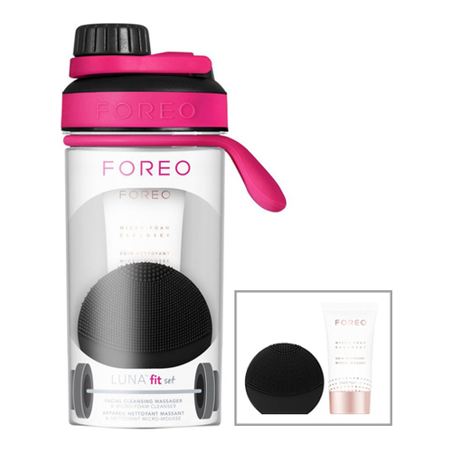 FOREO Luna Fit Set - Fuchsia, 1 set Foreo Luna Fit Set - Midnight on white background