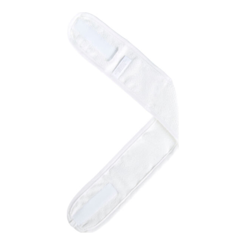 AQUIS Lisse Luxe Headband - White, 1 piece AQUIS Lisse Luxe Headband - White on white background