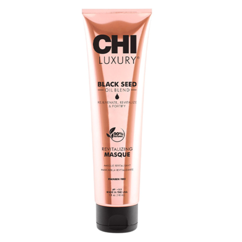CHI Luxury Black Seed Revitalizing Masque, 148ml/5 fl oz CHI Luxury Black Seed Revitalizing Masque on white background