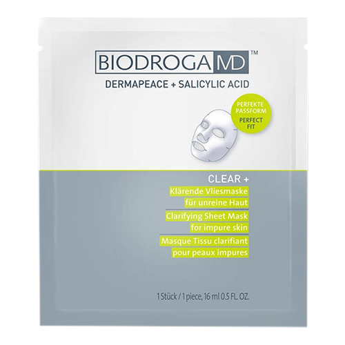 Biodroga MD Clear+ Clarifying Sheet Mask, 5 x 1 pieces