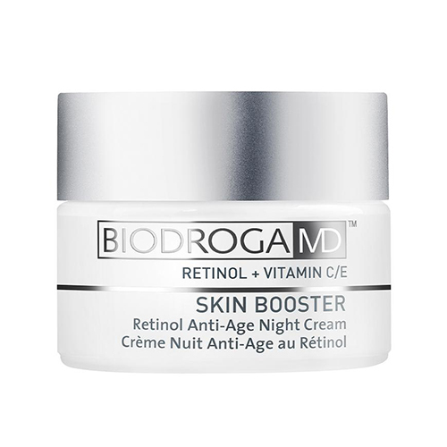 Biodroga MD Skin Booster Anti-Age Retinol 0.3 Night Cream, 50ml/1.7 fl oz Biodroga MD Skin Booster Anti-Age Retinol 0.3 Night Cream on white background