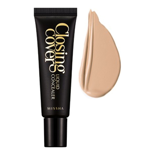 MISSHA Closing Cover Liquid Concealer SPF30 / PA++ (No.21), 1 piece MISSHA Closing Cover Liquid Concealer SPF30 / PA++ (No.21) on white background
