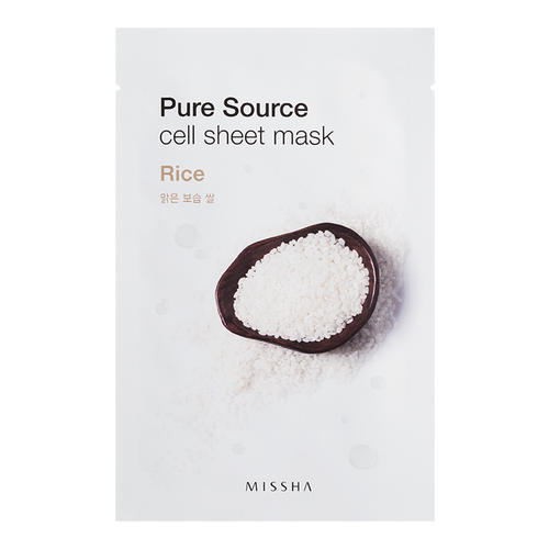 MISSHA Pure Source Cell Sheet Mask - Rice, 1 sheet
