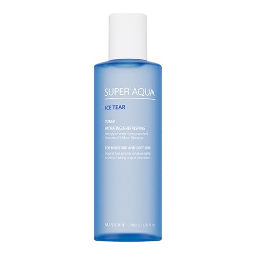 MISSHA Super Aqua Ice Tear Toner, 180ml/6.1 fl oz MISSHA Super Aqua Ice Tear Toner on white background