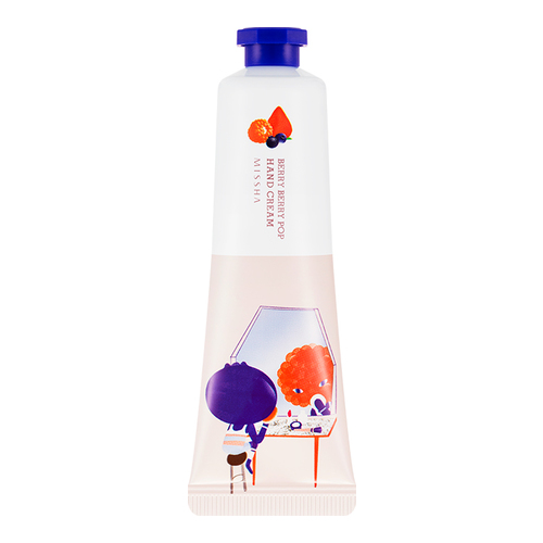 MISSHA Love Secret Hand Cream - Blue Daisy, 30ml/1 fl oz MISSHA Love Secret Hand Cream - Acacia Bouquet on white background