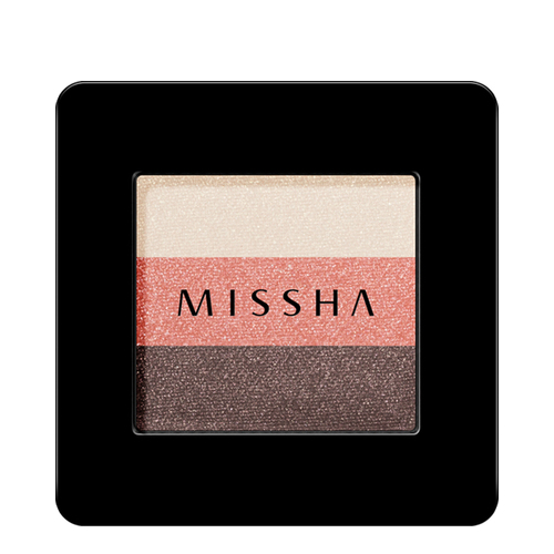 MISSHA Triple Shadow - No.14 | Dewy Apricot, 1 piece MISSHA Triple Shadow - No.9 | Coral Spring on white background