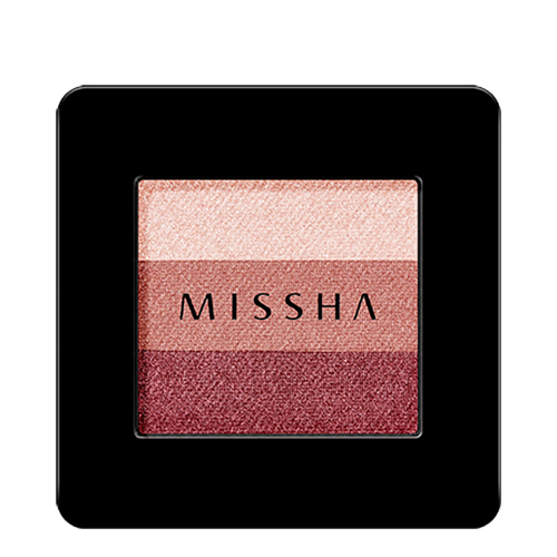 MISSHA Triple Shadow - No.14 | Dewy Apricot, 1 piece MISSHA Triple Shadow - No.9 | Coral Spring on white background