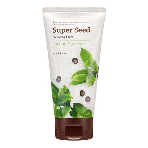 MISSHA Super Seed Cleansing Foam - Grapefruit, 150ml/5.1 fl oz MISSHA Super Seed Cleansing Foam - Blueberry on white background