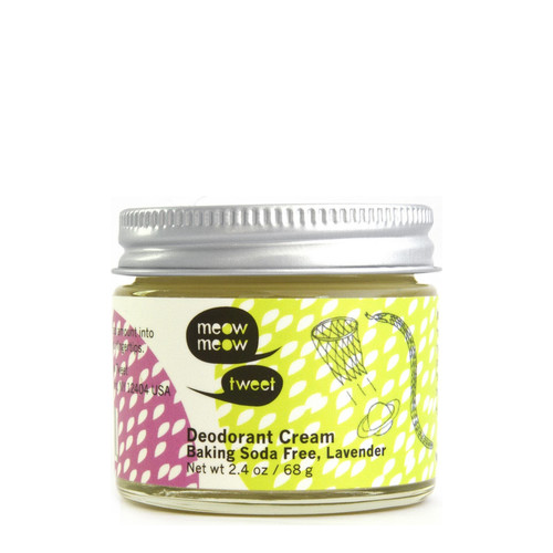 Meow Meow Tweet Baking Soda Free Deodorant Cream - Grapefruit, 68ml/2.4 fl oz Meow Meow Tweet Baking Soda Free Deodorant Cream - Grapefruit on white background