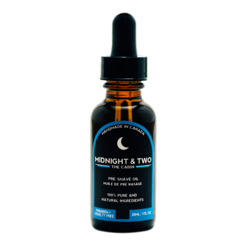 Midnight and Two Pre-Shave Oil - Citrus Island on white background