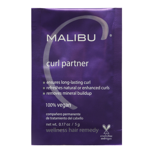 Malibu C Curl Partner Treatment, 12 x 5g/0.2 oz Malibu C Curl Partner Treatment on white background