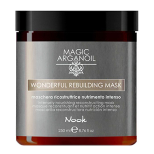 Nook Magic Argan Wonderful Rebuilding Mask, 237ml/8 fl oz Nook Magic Argan Wonderful Rebuilding Mask on white background