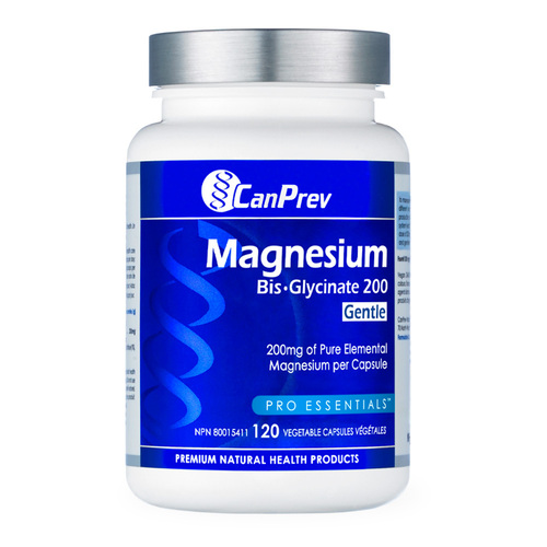 CanPrev Magnesium Bis-Glycinate 200 Gentle, 120 capsules