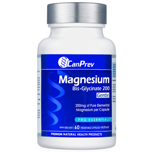 CanPrev Magnesium Bis-Glycinate 200 Gentle, 60 capsules