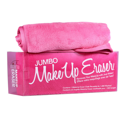 The Original Makeup Eraser Jumbo - Pink on white background