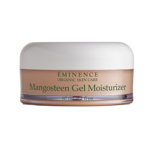 Eminence Organics Mangosteen Gel Moisturizer on white background