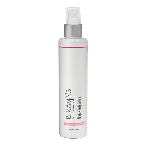 B Kamins Maple Body Lotion on white background