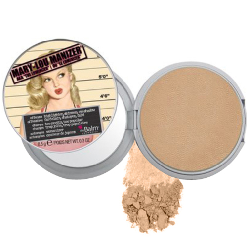 theBalm Mary-Lou Manizer, 8.5g/0.3 oz theBalm Mary-Lou Manizer on white background
