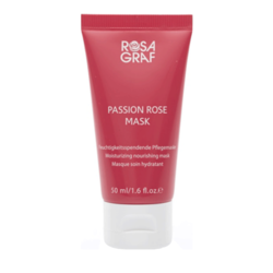 Mask Passion Rose on white background