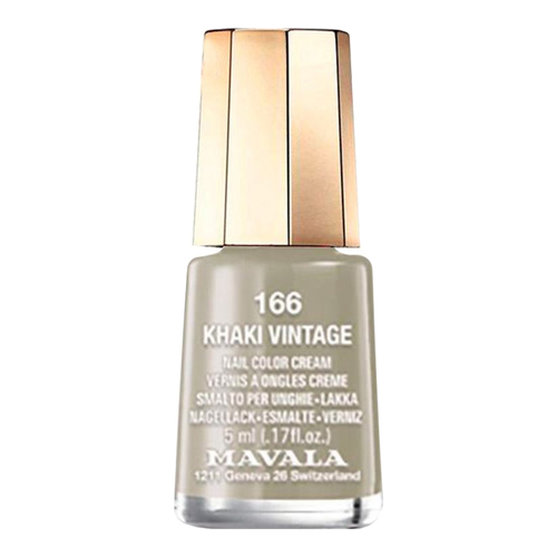 Mavala Nail Color Cream - 166 Khaki Vintage, 5ml/0.2 fl oz Naturally Yours Mavala Nail Color Cream - 166 Khaki Vintage on white background
