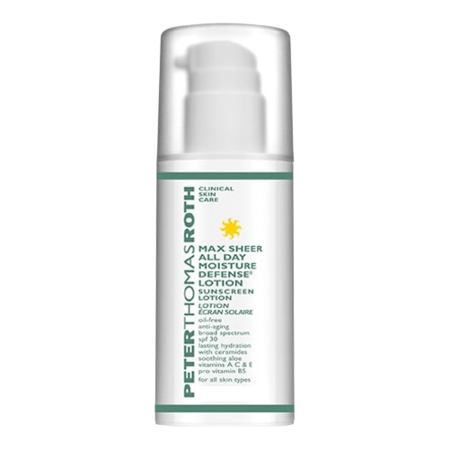 Peter Thomas Roth Max Sheer All Day Moisture Defense Lotion SPF 30, 50ml/1.7 fl oz Peter Thomas Roth Max Sheer All Day Moisture Defense Lotion SPF 30 on white background