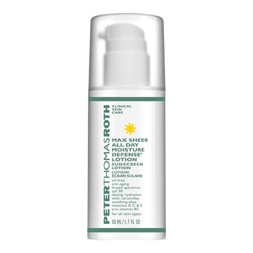 Peter Thomas Roth Max Sheer All Day Moisture Defense Lotion SPF 30, 50ml/1.7 fl oz Peter Thomas Roth Max Sheer All Day Moisture Defense Lotion SPF 30 on white background