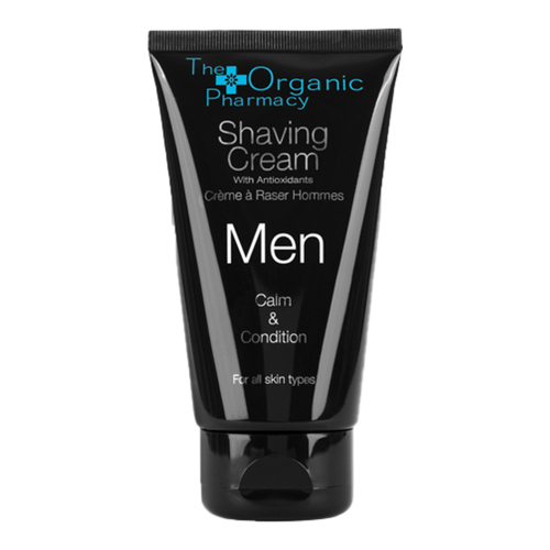 The Organic Pharmacy Men Shaving Cream, 75ml/2.5 fl oz The Organic Pharmacy Men Shaving Cream on white background
