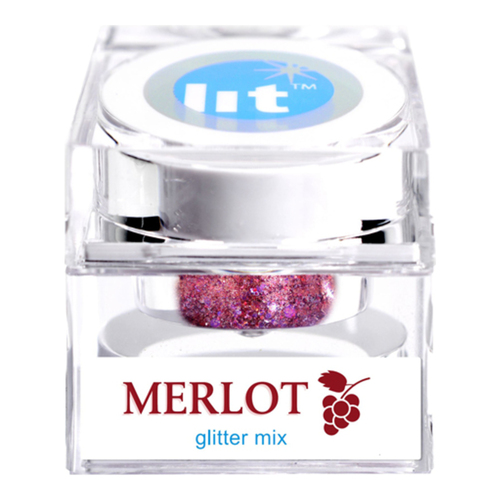 Lit Cosmetics Merlot (Glitter Mix), 4g/0.1 oz
