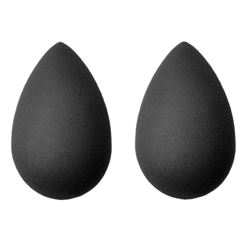 Beautyblender Micro Mini Pro - Black, 2 sponges Beautyblender Micro Mini Pro - Black on white background