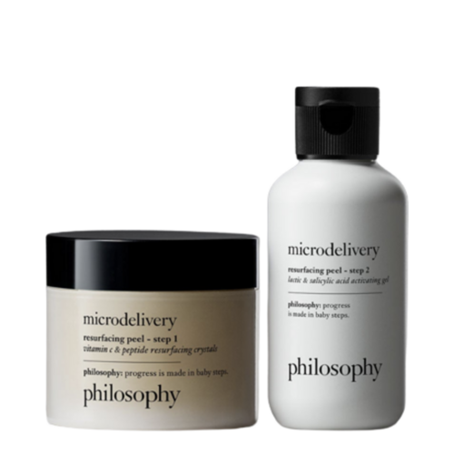 Philosophy Microdelivery Resurfacing Peel, 2 pieces Philosophy Microdelivery Resurfacing Peel on white background