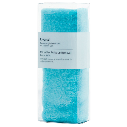 Riversol Microfibre Makeup Removal Facecloth | 40 x 18cm, 1 piece Riversol Microfibre Makeup Removal Facecloth | 40 x 18cm on white background