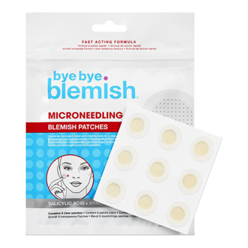 Bye Bye Blemish Microneedling Blemish Patches, 9 sheets Bye Bye Blemish Microneedling Blemish Patches on white background