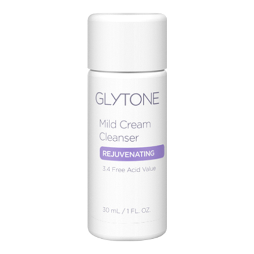 Glytone Mild Cream Cleanser on white background