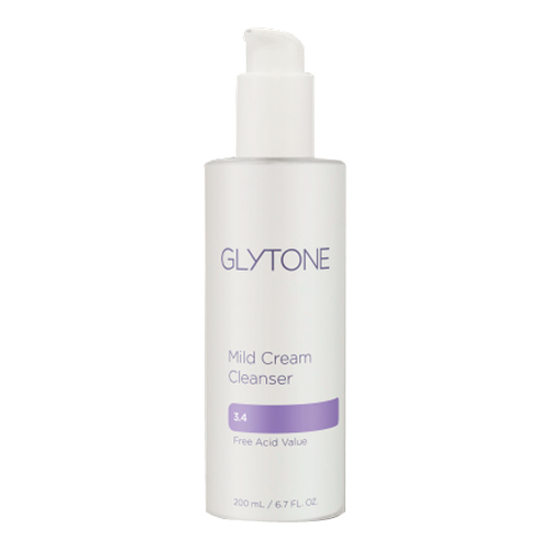 Glytone Mild Cream Cleanser on white background