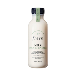 Milk Body Cleanser on white background