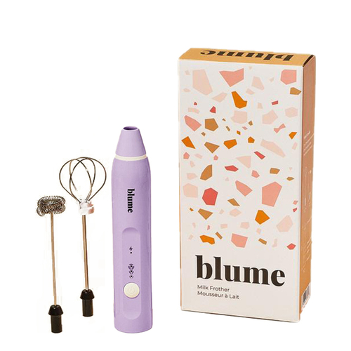 Blume Milk Frother - White, 1 pieces Blume Milk Frother - Pink on white background