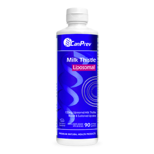 CanPrev Milk Thistle Liposomal, 450ml/15.22 fl oz CanPrev Milk Thistle Liposomal on white background
