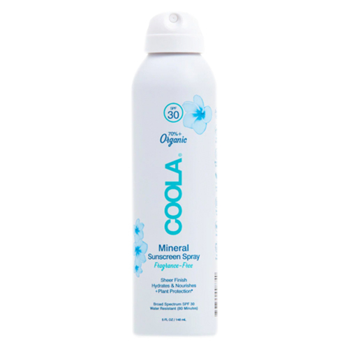 Coola Mineral Body SPF 30 Fragrance Free Sunscreen Spray, 148ml/5 fl oz
