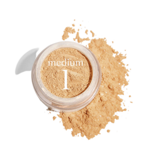 Kari Gran Mineral Foundation Medium 1, 8.5g/0.3 oz Kari Gran Mineral Foundation Medium 1 on white background