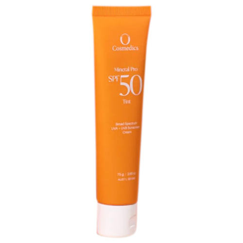 O Cosmedics Mineral Pro SPF 50 - Tinted, 75g/2.65 oz O Cosmedics Mineral Pro SPF 50 - Tinted on white background