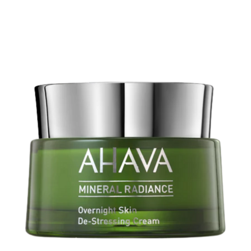 Ahava Mineral Radiance Overnight De-Stressing Cream on white background