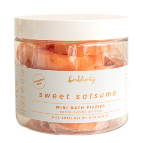 Bonblissity Mini Bath Fizzies - Sweet Satsuma, 226g/8 oz