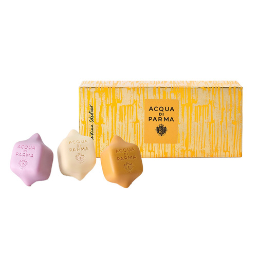 Acqua Di Parma Mini Citrus Soap Gift Box, 1 set Acqua Di Parma Mini Citrus Soap Gift Box on white background