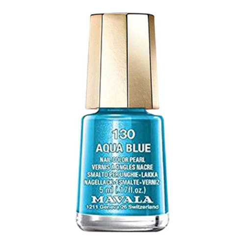 MAVALA Mini Color - 130 Aqua Blue, 5ml/0.17 fl oz