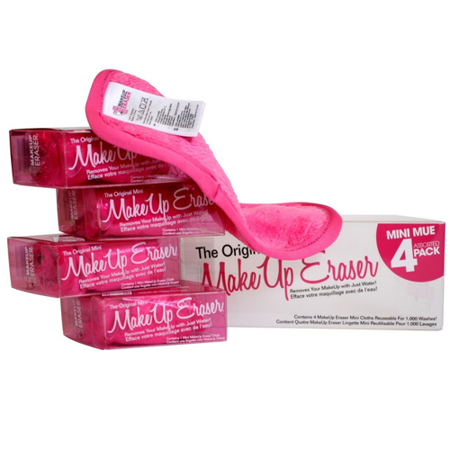 The Original Makeup Eraser Mini Makeup Eraser 4 Pack - Pink, 4 pieces