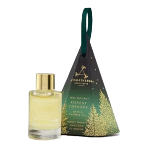 Aromatherapy Associates Mini Moment Forest Therapy Bath and Shower Oil on white background