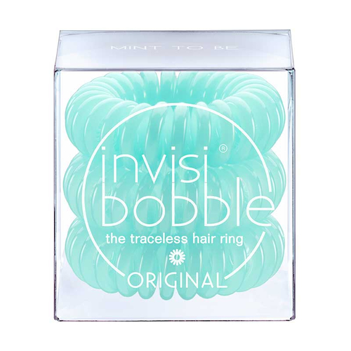 Invisibobble Original - Crystal Clear, 1 piece Invisibobble Original - Mint to Be on white background